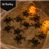Plastic spiders - decoration - 10 pcs Ruhhy 26028