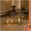 Silver lanterns 38/49/63cm 3pcs Ruhhy 26477