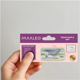Geometric set 10 pieces Maaleo 26170