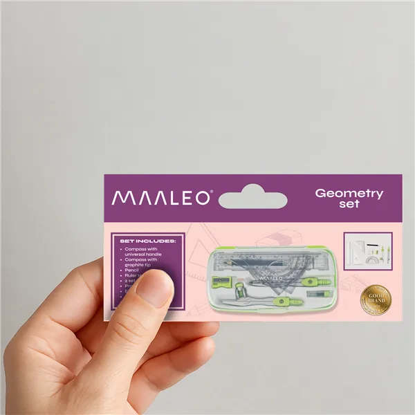 Geometric set 10 pieces Maaleo 26170