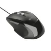 Pelė Trust Voca Juoda 2400 dpi