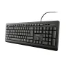 Klaviatūra Trust 23880 Melns Angļu EEUU QWERTY