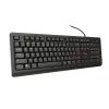 Klaviatūra Trust 23880 Melns Angļu EEUU QWERTY