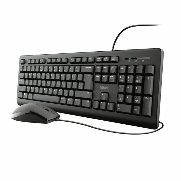 Klaviatūra Trust TKM-250 Melns Spāņu Qwerty