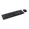 Keyboard and Wireless Mouse Trust TKM-350 Black QWERTY