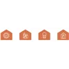Golden lanterns 38/49/63cm 3pcs Ruhhy 26476