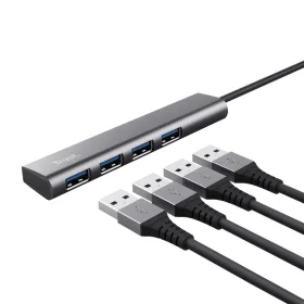 USB Hub Trust 24948 Grey 10 cm