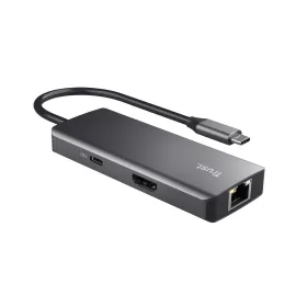 USB Hub Trust 24968 Silver