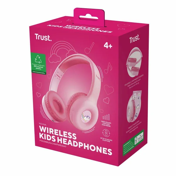 Bluetooth ausinės Trust 25274 Rožinė