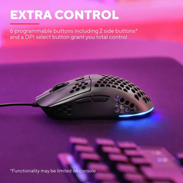 Gaming Mouse Trust GXT 929 Helox Black 6400 dpi