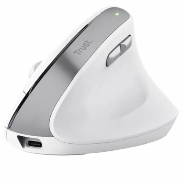 Ergonomiska optiskā pele Trust 25398 Balts 2400 dpi