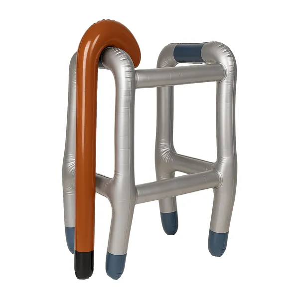 Inflatable walker with cane Ruhhy 26291