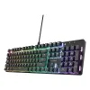 Gaming Keyboard Trust GXT 871 Zora Black Multicolour QWERTY Qwerty US