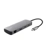 USB Centrmezgls Trust 25672 Pelēks