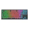 Keyboard and Mouse Trust 25984 GXT832 Black Spanish Qwerty