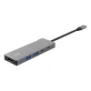 USB Centrmezgls Trust 26062 Pelēks