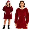 XXL sweatshirt - red blanket Ruhhy 26145