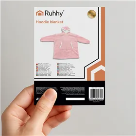 XXL sweatshirt - pink blanket Ruhhy 26144