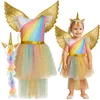 3-piece unicorn costume 110-116cm Kruzzel 26676