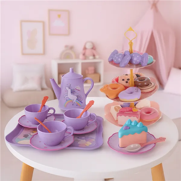 Children&39s tea set in a suitcase 26368