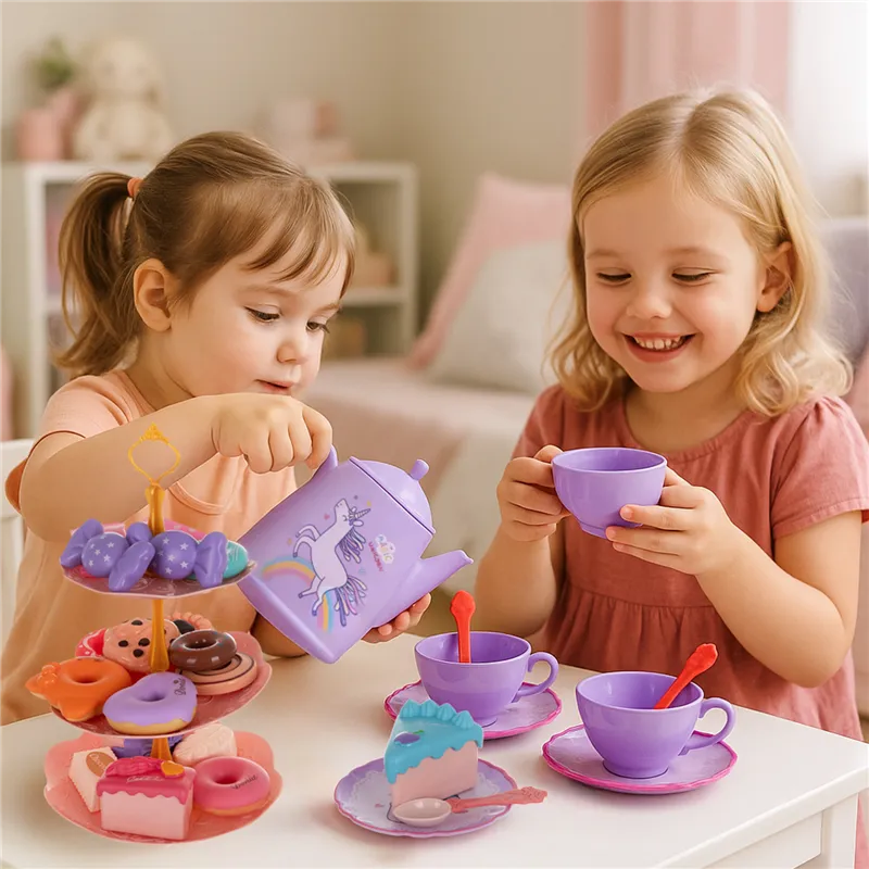 Children&39s tea set in a suitcase 26368