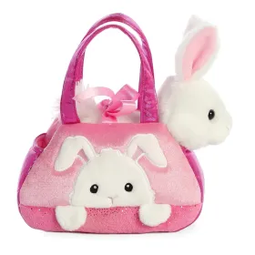 Fancy Pals – PeekaBoo Bunny Plush Toy in Pink Bag 20 cm Eco-Friendly