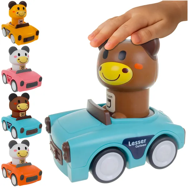 Sensorinis žaislas - gyvūnų automobiliai 26728
