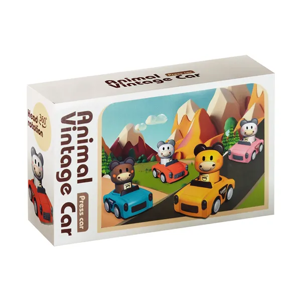 Sensorinis žaislas - gyvūnų automobiliai 26728