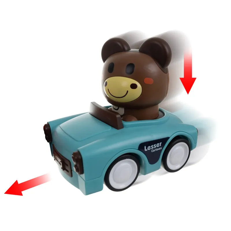 Sensorinis žaislas - gyvūnų automobiliai 26728