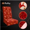 Chair covers 6 pcs. Light red Ruhhy 26638