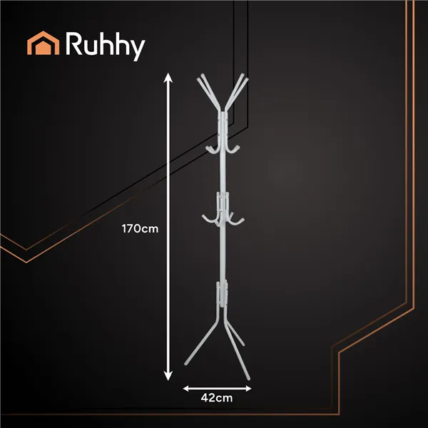 Standing hanger 170cm - white Ruhhy 26360