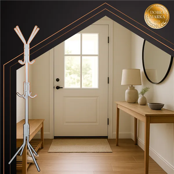 Standing hanger 170cm - white Ruhhy 26360