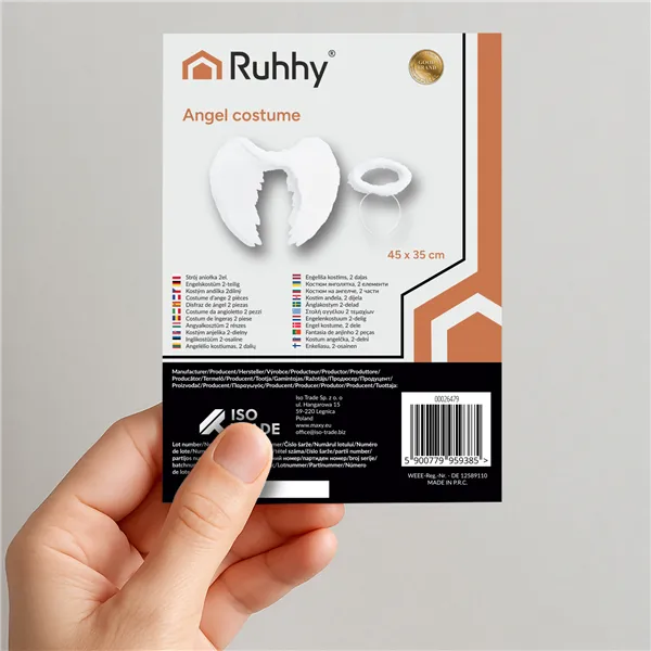 Крылья ангела 2 шт. 45 x 35 см Ruhhy 26479