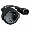 Maitinimo kabelis GEMBIRD PC-SFC14M-01 C14 Juoda 15 cm