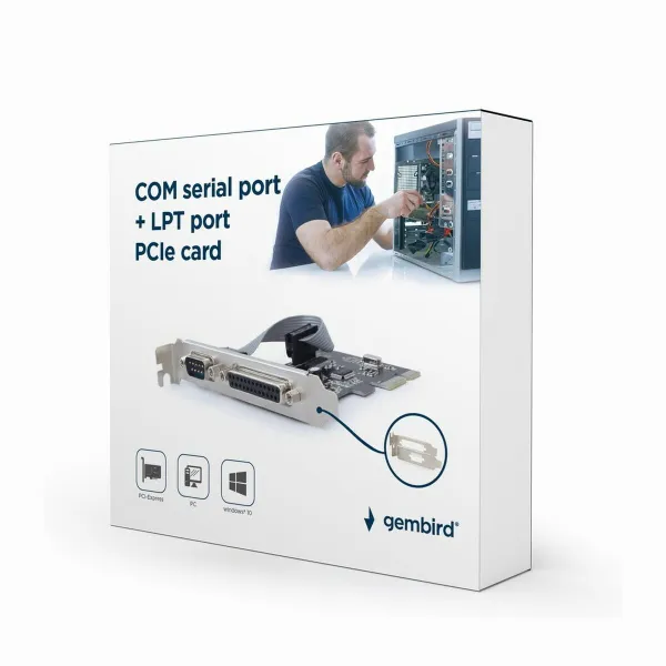 Карта PCI GEMBIRD PEX-COMLPT-01