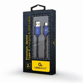 Кабель USB A — USB C GEMBIRD CC-USB2J-AMCM-2M-BL Синий 2 m