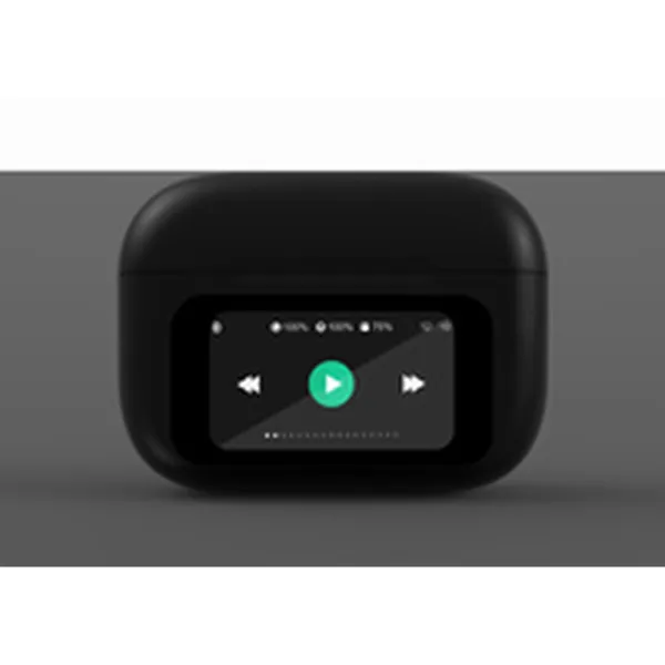 Austiņas GEMBIRD TWS-LCD-ANC-01-BK Melns