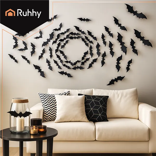 Bat - 3D stickers - 56 pcs. Ruhhy 26026