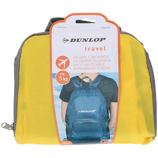 Dunlop - Folding backpack (yellow)