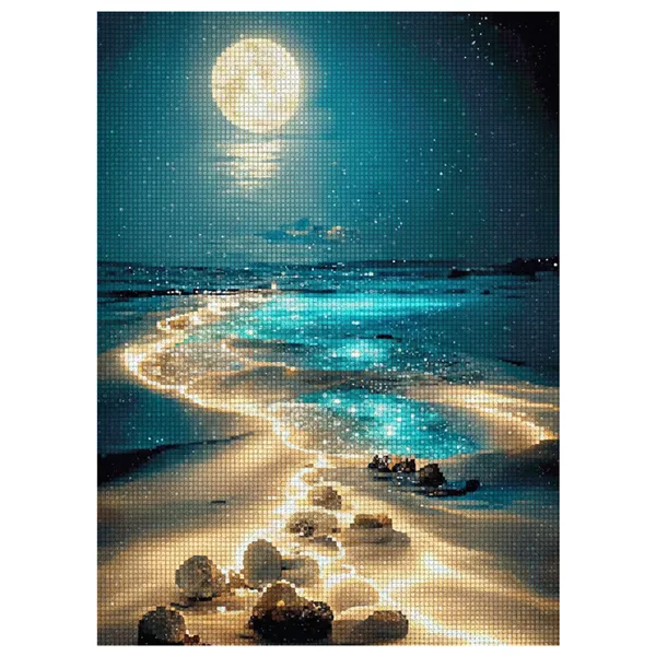 Diamond embroidery "Beach" 40x30cm Maaleo 26769