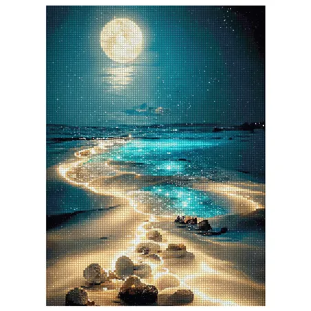 Diamond embroidery "Beach" 40x30cm Maaleo 26769