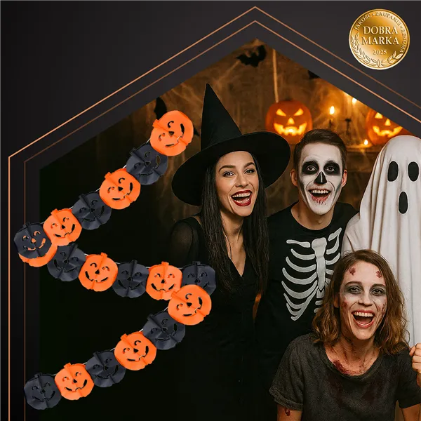 Garland - pumpkin 3m Ruhhy 26030