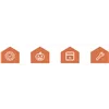 Garland - pumpkin 3m Ruhhy 26030