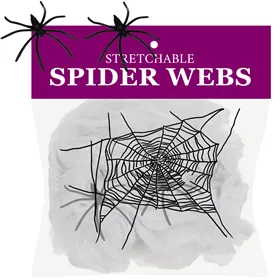 Artificial spiderweb + 2 Ruhhy spiders 26074