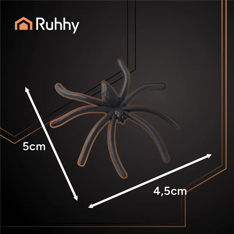 Artificial spiderweb + 2 Ruhhy spiders 26074