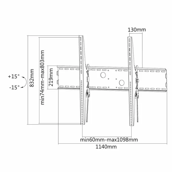 TV Mount Neomounts LFD-W2000 60" 100