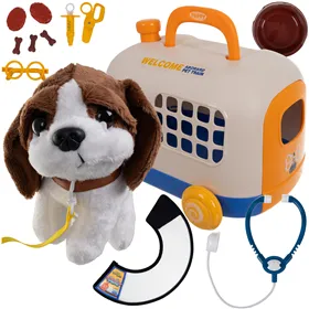 Little vet set with carrier