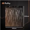 Decorative curtain 2x1m black Ruhhy 26172