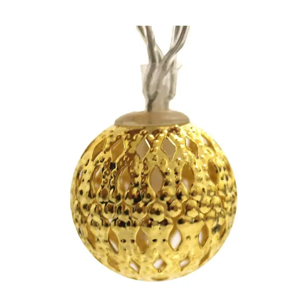 LED gaismu vītne Decorative Lighting Zelts