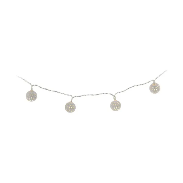 LED žibintų vainikas Decorative Lighting Sidabras